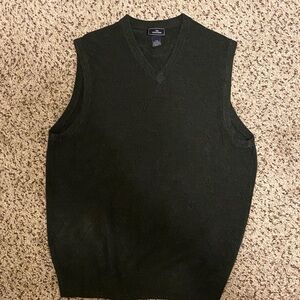 Dockers Men's Dark Green V‑Neck Sweater Vest